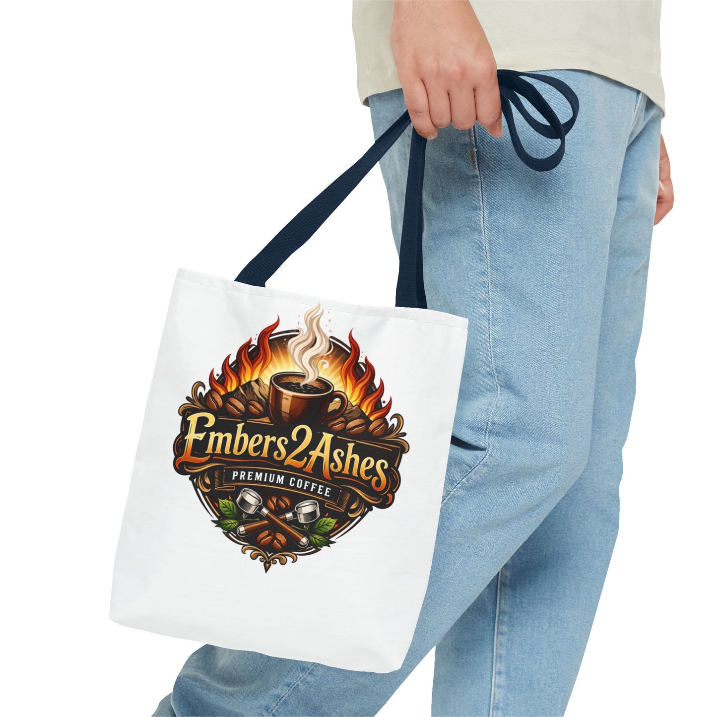 Tote Bag — EmberStashes Coffee Logo All-Over Print Tote
