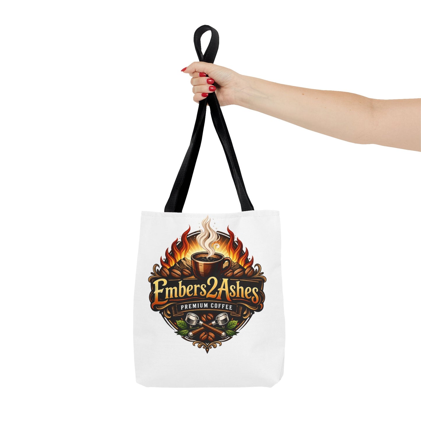 Tote Bag — EmberStashes Coffee Logo All-Over Print Tote