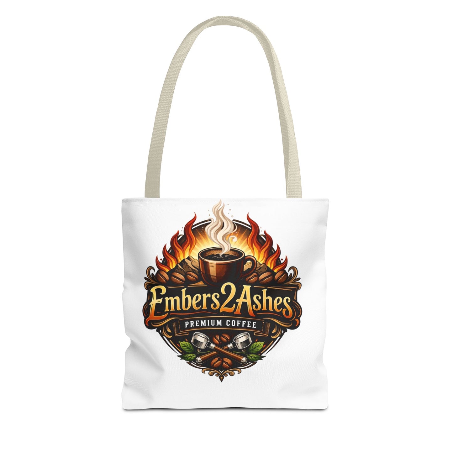 Tote Bag — EmberStashes Coffee Logo All-Over Print Tote