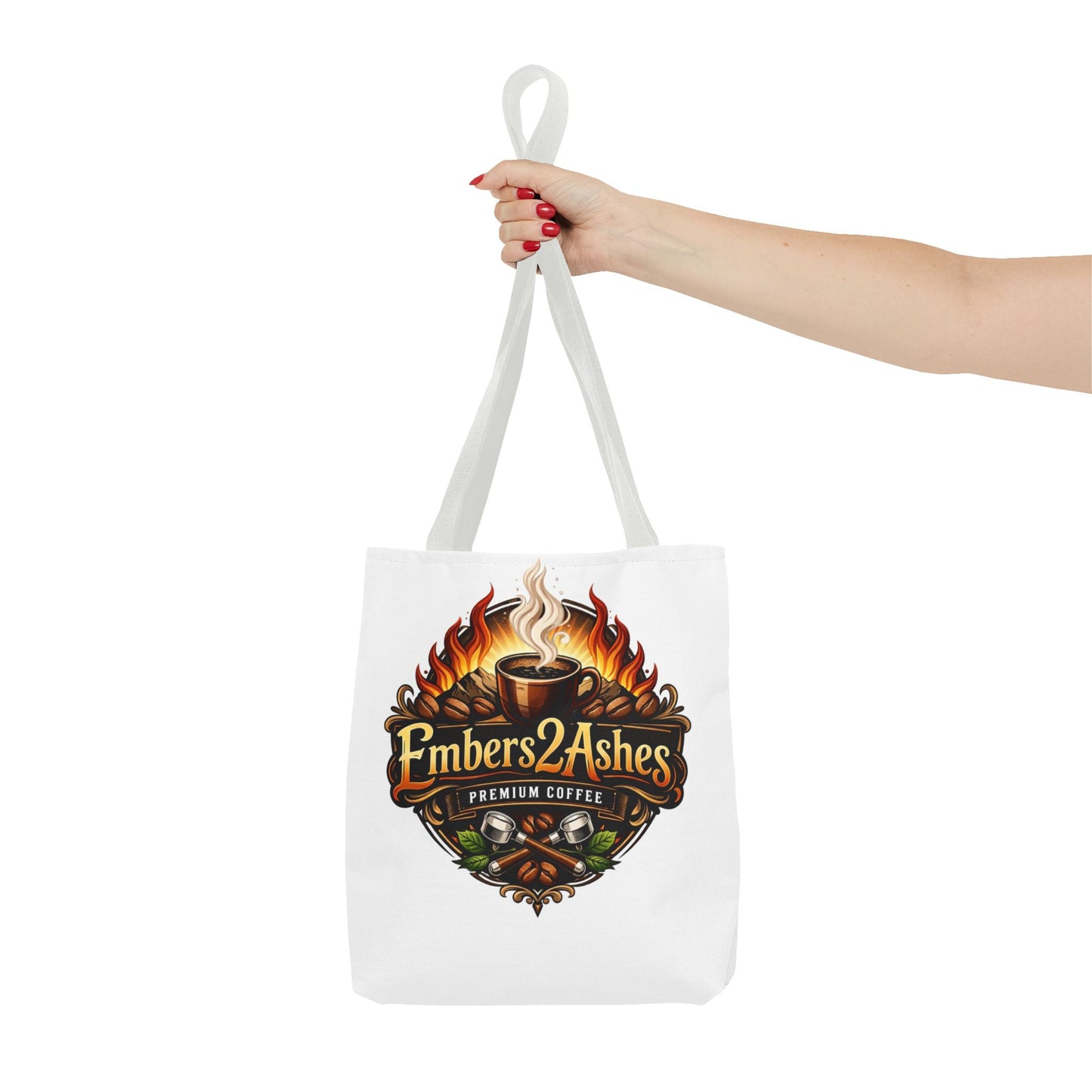 Tote Bag — EmberStashes Coffee Logo All-Over Print Tote