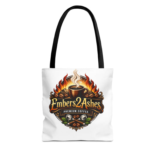 Tote Bag — EmberStashes Coffee Logo All-Over Print Tote