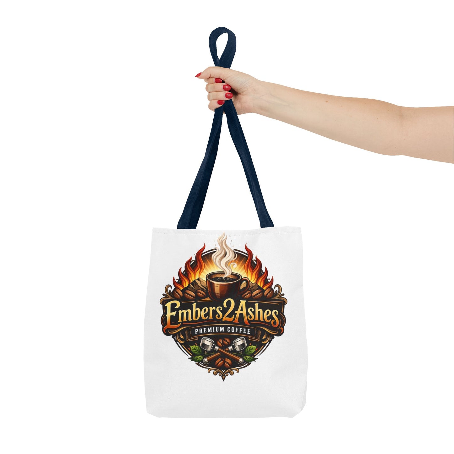 Tote Bag — EmberStashes Coffee Logo All-Over Print Tote