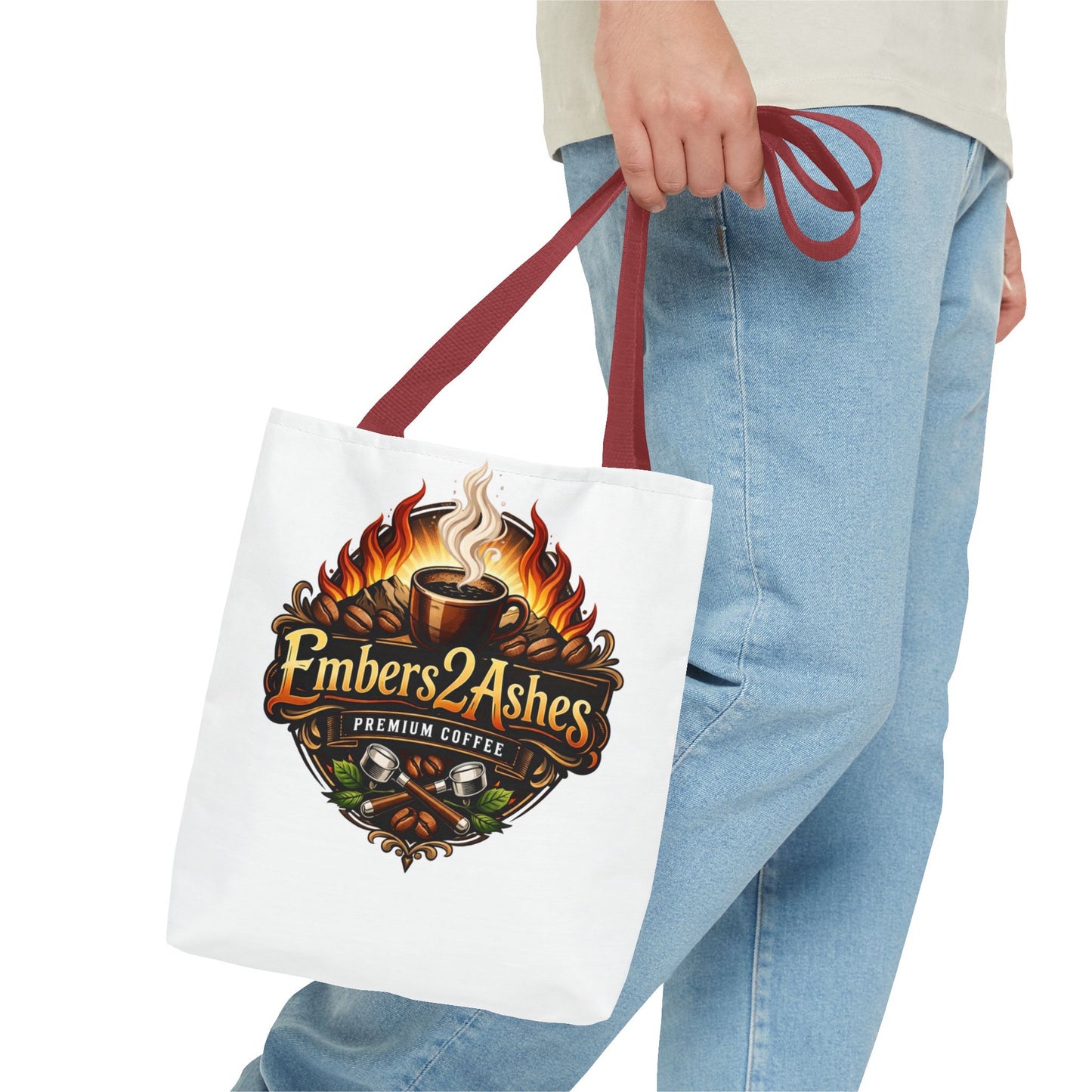 Tote Bag — EmberStashes Coffee Logo All-Over Print Tote